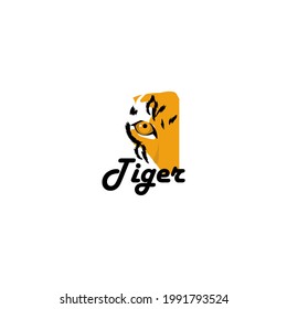 Illustration vector graphic of tiger eye best for animal logo