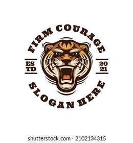Illustration vector graphic of Tiger, good for logo design
