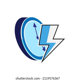 Illustration Vektorgrafik der Zeit zum Laden von gut für die Icon-Erinnerung Zeit zum Aufladen 