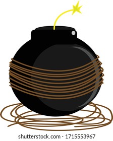 illustration vector graphic of time is still long.good for time