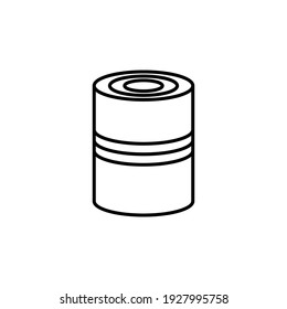Ilustración Gráfico vectorial del icono de lata