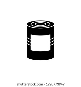 Illustration Vector graphic of tin can icon