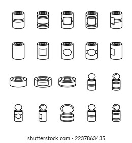 Ilustración Gráfico vectorial del icono de Tincan