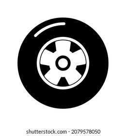 Illustration Vector Graphic of Tire icon