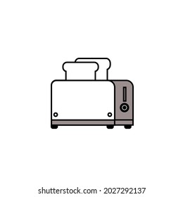 Gráfico vectorial de ilustración de tostadora.