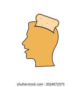Illustration Vector Graphic of Toaster Head Logo. Perfect to use for Technology Company