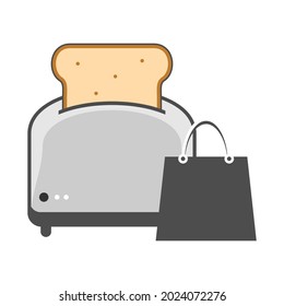 Illustration Vector Graphic of Toaster Logo. Perfect to use for Technology Company