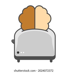 Illustration Vector Graphic of Toaster Logo. Perfect to use for Technology Company