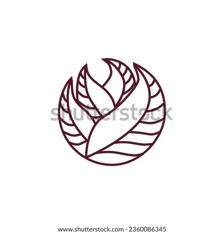 Illustration vector graphic for tobacco leaf symbol, good for tobacco company
