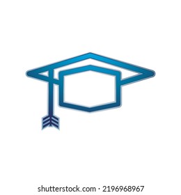 Illustration Vector graphic of Toga Hat icon. Fit for study, learning, graduate etc.