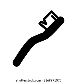 Ilustración Gráfico vectorial del icono del pincel dental
