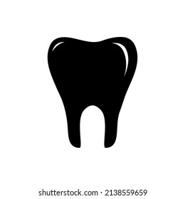 Illustration vector graphic of tooth icon. Concept flat design. Perfect for icon, poster, banner, web, label, sign, symbol, logo, card, template, application, etc.