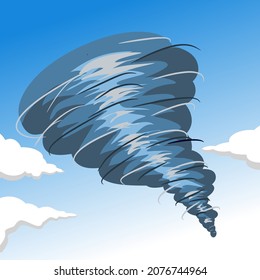 Illustration Vector Graphic Tornado Good Background Stock Vector ...