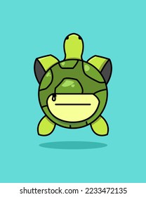 Illustration vector graphic of Tortoise Bag