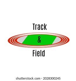 Illustration Vector Graphic of Track and Field Symbol Perfect for Sport Banner,Poster,etc.