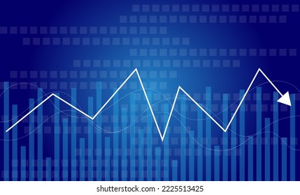 Gráfico vectorial de ilustración de un gráfico de operaciones adecuado para presentación de negocios