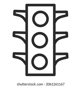 illustration vector graphic of
traffic light icon perfect for traffic light icons, street order