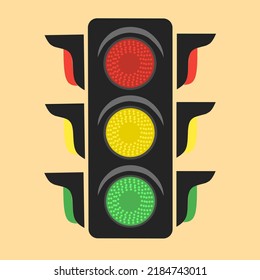 Gráfico vectorial de ilustración de la luz de tráfico. 
Perfecto para el volante, el afiche, etc.
