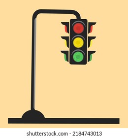 Illustration vector graphic of traffic light. 
Perfect for flyer, poster, etc