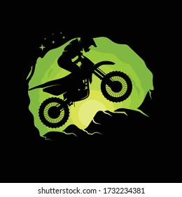 Illustration Vector Graphic of Trail Adventure