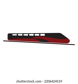 illustration vector graphic of train good for toy train logo or more.