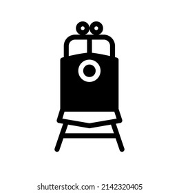 Ilustración Gráfico vectorial del icono del tren