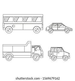 Illustration Vector Graphic Transportation Vehicle Children Stock ...