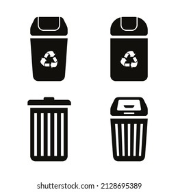Illustration Vektorgrafik des Müllsymbol-Mülleimer-Symbols. Erstellt für Mobile, Web, Druckprodukte, Anwendung. Perfekt für Web-Design, die Set-Design von Abfallsymbole.