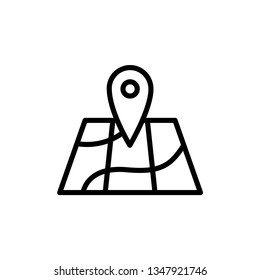 Illustration Vector graphic of travel, location icon