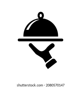 Icono de Ilustración del vector gráfico de la mano de la bandeja