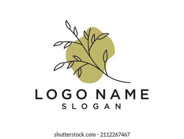 gráfico vectorial de ilustración de línea de rama de árbol.
apto para productos nutricionales, etc.