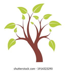 illustration vector graphic of tree. good for nature background