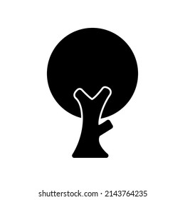 Ilustración Gráfico vectorial del icono de árbol