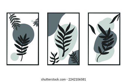Illustration vector graphic of trend design minimalist boho botanical perfect for wall art, cover and other