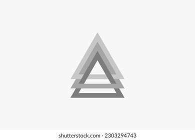 Illustration, Vektorgrafik von Dreieck geometrisch. Gut für Logo