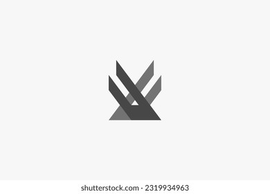 Gráfico vectorial de ilustración del triángulo. Bueno para el logotipo