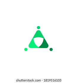 Illustration Vector Graphic of Triangle People Logo