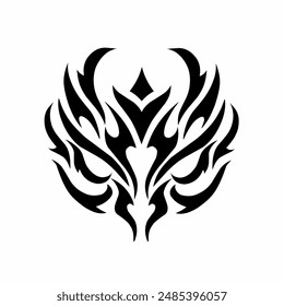 illustration vector graphic of tribal art abstract design ornament tattoo