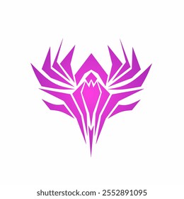illustration vector graphic of tribal art design abstract sci fi elements