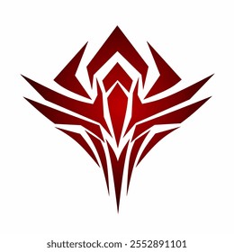 illustration vector graphic of tribal art design abstract sci fi elements