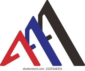 Illustration vector graphic of triple A logo