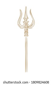 illustration vector graphic of trishula spears
