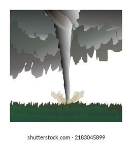 the illustration vector graphic of tronado