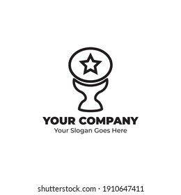 Illustration vector graphic of Trophy. Good for your logo