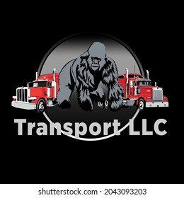 Illustration Vector Graphic of Trucking Company Logo design