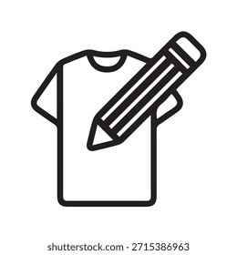 Illustration vector graphic of T-shirt Design Customization