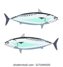 Gráfico vectorial de ilustración de peces de atún