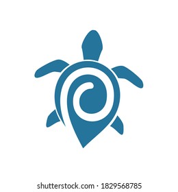 illustration vector graphic of a turtle. Good for animal/pets logos