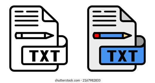 Illustration Vector Graphic of txt file, paper archive, document icon