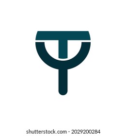 illustration vector graphic of ty letter logo